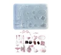 Silicone Nails Art Mold Perfect Accessories Decorative Mold Dessert Theme Silicone Texture For Various Types Reusable Nail Art Molds