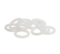 Silicone O Rings 100Pcs | Water - Tolerant High Temperature Enduring Gasket Seals | Heat Enduring Sealing Washers for Electric Kettles/Irons/Appliances | 1500PSI Strength (21 * 3)