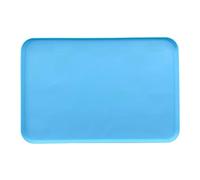 Silicone Painting Mat - 61x40cm Washable Art Activity Pad, Raised Edge Craft Tray, Non Stick Flexible Protector For Mold Casting Jewelry Making Drawing Creation Resin Clay Work