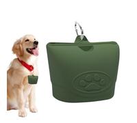 Silicone Pet Treat Bags - 4.45x3.74x2.36 Inches Dog Treat Bag | Portable Outdoor Dog Training Treats Bags | Silicone Treats Storage Waist Bag,leak-Proof Odor-Resistant Fanny Pack Pet Accessories
