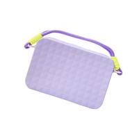 Silicone Phone Holder - Soft Insert Wallet Charm for Bògg Bág | Beach Tote Bag Accessories Attachment | Waterproof Zipper Storage Bags for Cell Phones Sunglasses Keys, Perforated Tote Charm Pouch