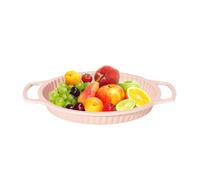 Silicone Pie Pan, Non Stick Tart Dish, Metal Reinforced Fluted Bakeware, Ruffled Edge, Easy Release Round Cake for Oven, Baking, Kitchen, Pies, Tarts, Cakes, Quiches, 12.6x10.24x1.26 Inches