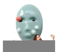 Silicone Pimple Popper Toy, Alien Zit Squeezer Set, 2-Pack Refillable & Reusable, Weird Novelty Stress Relief Game for Home & Travel Fun, Indoor and Outdoor, 2.95 × 1.69in