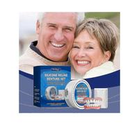 Silicone Reline Denture Set,Denture Silicone Reline Kit, Silicone Teeth, Soft Denture Reline Kit, Thermoplastic Denture Adhesive for Men Women