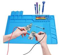 Silicone Repair Mat, Soldering Mat - Heat-Resistant Insulating Pad Made of Durable Silicone to Shield Surfaces During Electronics Work (45x30cm) | Perfect for Repair, Workbench, Solder Tasks