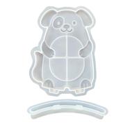 Silicone Resin Mold Set - Animal Figure Casting For Decorative Art | Soft Silicone With Reusable Structure, Dog Cat Shape Form, Wax Plaster Frame Making Supplies For Gift Decor Activities