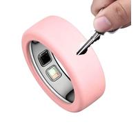 Silicone Ring Cover - Finger Band Protector for Gym Training Exercise | Stretchable Silicone Sleeve with Flexible Fit, Ring Shield Accessory for Running Work Travel Daily Wear, 2.4x2.4x0.7cm