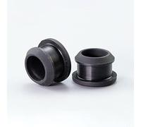 Silicone Rubber Hole Plugs - T-Type Plug Cover 4.5mm to 50.6mm-Durable Snap-on Gasket Blanking End Caps-Black(10pcs)(36.6mm 10pcs)