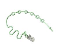 Silicone Safety Tether Straps, 20cm-40cm, Adjustable Stroller Toy Clips, Lightweight Flexible Secure Fastener, Travel Hook for Bottles, Teethers, Toys