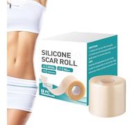 Silicone Scar Sheets 4cm*150cm | Rollo De Apósito Hidrocoloide | Transpirable Y Reutilizable Parches Cicatrices Sol | Productos De Belleza Para Quemaduras, Ampollas, Acné Y Problemas De Sueño