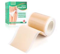 Silicone Scar Sheets,Silicone Scar Tape,tratamiento profesional flexible para cicatrices de cesárea, queloides, cicatrices quirúrgicas,Quemaduras,Acné,Etc,Reutilizables(4 * 150cm)