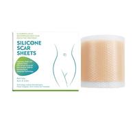 Silicone Scar Tape, Medical Grade Tape, 1.57x118.11 Inches Soft Reusable Recovery Patch for Keloids, Hypertrophic Scars, C Section, Tummy Tuck, Burn Healing, Body Care, Easy to Use