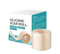 Silicone Scar Tape Roll,rollo Silicona Cicatrices,hojas De Silicona Para Cicatrices,Resistente Al Agua, Promueven La Cicatrización De Heridas En Cicatrice Quirúrgicas, Quemaduras, Acné
