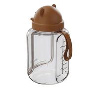 Silicone Sealed Jar, Bear Shape Cute Portable Food Container, Multi Function Leak Proof Storage Bottle, Airtight Meal Prep Jar With Secure Lid For Overnight Oats Yogurt Pudding Salad Soup Snack Lunch