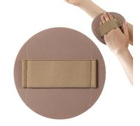 Silicone Shower Scrubber - Soft Body Bath Cleansing Loofah | 5.31x0.08in Gray Coffee Reusable Pad | Wash Sponge Massage Brush For Bathroom Gym Foot Back Face Travel Women Men