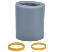 Silicone Skull Candle 3D Skull Head with Rubber Rings for Home Cake Decoration Soft Flexible Reusable DIY Craft Making Resin Candle Soap Making Kit