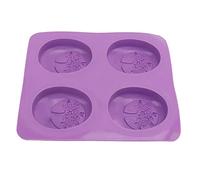 Silicone Soap 4 Patterns | Flexible & Non - Stick for Easy Demolding | DIY Soap Making Kit for Bath Bombs/Chocolate/Candles | Reusable Baking Mold, BPA