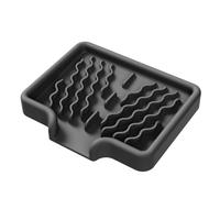 Silicone Soap Dish Mat - Shower Soap Holder Tray, Bathroom Sink Vanity Pad | Non Slip Heat Resistant Silicone Storage Organizer, Multipurpose Kitchen Counter Storage Drain Caddy Tray Set with Soaps