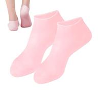 Silicone Socks With Ventilation Holes, Breathable Skin-Friendly Soft Foot Sock With Gel Lining, U-Shape Heel Cover, Rugged Medical-Grade Elastic, Sleek Therapeutic For Home, Spa Care Gear For Family