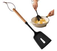 Silicone Spatula Spoon, Heat Resistant Spatula, Non Stick Kitchen Utensil, Lanyard Hanging Cookware, Baking Items for Apartment, Restaurant Fish Vegetable Meat Burgers Eggs