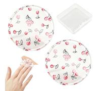 Silicone Sponge Makeup - 2.17 Inch 3 Piece Silicone Makeups Sponge Set | Bow Pattern Gel Puff Hygienic Soft Transparent | Reusable Dry Wet Use Makeup Tool With Storage Box. Silicones,80g.