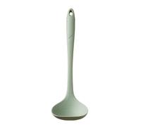 Silicone Spoon - Long Handle Rubberized Chef Mixer, Anti Scald Porridge Sauce Serving Scoop, Bpa Free Melting Proof Baking Scrape Stir Tool | Stove Top Counter Preparation Dinner Hardware For Pots