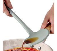 Silicone Spoons Cooking, Non-Stick Spatula Spoon, Mushroom Shaped Utensil with Flexible Edge, Kitchen Tool and Baking Accessory for Flipping, Stirring, Spreading, Dining, Home Use