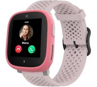 Silicone Sports Strap Compatible with Xplora X6 Play Reloj 20mm Correas, Latest Silicone Strap Desginated Metal Buckle Compatible for Xplora X6 Play/X6 Pro/X6 Play BVB/AINO 6 Smartwatch (Rosa)