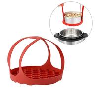 Silicone Steamer Insert - Vegetable Food Steamer Basket | Folding Kitchen Tools Bakeware Veggies & Seafood Cooking Cookware Utensil Pressure Cookers Microwavable Multicooker