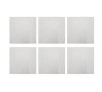 Silicone Steaming Liners 6pcs - Non Stick Square Mesh Mat for Steaming Pot/Dehydrator/Baking | Food Grade Reusable & Simple to Maintain
