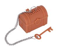 Silicone Tea Infuser | Food Grade Reusable Tea Strainer Sieve | Environmentally Conscious Tea Maker for Loose Leaf Tea/Cups/Travel | Brown Tea Accessory