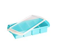 Silicone Tray, Tray Soup Molds, Heat Resistant Durable Material Easy Pop Time Saver Ice Portioning Multi Use Safe Freezing, Hot Days Tool for Wine, Champagne, Restaurant, Camping, Trips, Home, Picnic