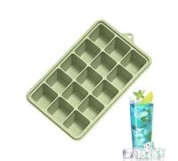 Silicone Tray With Lid - 15 Grid Square Mold | Stackable Freezer