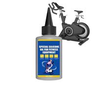 Silicone Treadmill Lubricant | 100ml Quiet Smooth Maintenance Oil | Protective Belt Lubrication Fluid For Fitness Equipment | Lubricant For Running Machines Gym Home Garage Sports Clubs Workout Areas