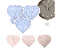Silicone Tree Mold - Silicona, Heart Shaped Non-Stick Mold Food-Grade | Reusable Soft Resin And Baking Molds Versatile Crafting Tool For Kitchen, Living Room, Bedroom, Doors, Walls, Craft Projects