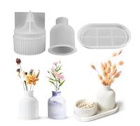 Silicone Vase Mold - Distinctive Flexible Easy Release Diy Vase Mould