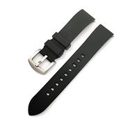 Silicone Watch Strap 18 mm 20 mm 22 mm 24 mm Sport Band Watch Band Black Red Black Spring Bar Fit for Seiko Fit for Huawei Watch(Schwarz,18mm)