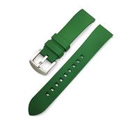 Silicone Watch Strap 18 mm 20 mm 22 mm 24 mm Sport Band Watch Band Black Red Black Spring Bar Fit for Seiko Fit for Huawei Watch(Grn,22mm)
