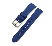 Silicone Watch Strap 18 mm 20 mm 22 mm 24 mm Sport Band Watch Band Black Red Black Spring Bar Fit for Seiko Fit for Huawei Watch(Blue,22mm)