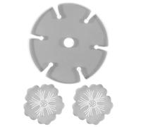Silicone Wine Rack Molds - Serving Tray Epoxy Mould | Shot Wine Rack Silicone Mould | Silicones, Milky White, 26.1x26.1x0.9cm, For Butler Making Irregular Wines Glasses Holders On Bottle And Caddy, DI