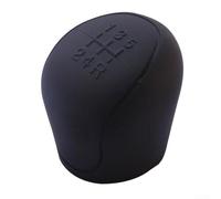 SiliconeGearShiftKnobCover,Antideslizante ProtectiveShifterGripforCarManualTransmission,HeatResistantAutoBoot,EasyInstall,Negro(negro)