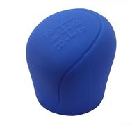 SiliconeGearShiftKnobCover,Antideslizante ProtectiveShifterGripforCarManualTransmission,HeatResistantAutoBoot,EasyInstall,Negro (Azul)