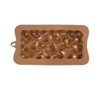 Silicones Chocolate Textures & Heart Chocolates Bar Easy to Release Silicones Chocolate Deep Bars for Home Festival DIY Ideal San Valentín 33