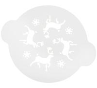 silikomart 193810 - Plantilla para repostería, Color Blanco