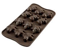 Silikomart 195265 - Molde para Bombones con Forma de Dinosaurios