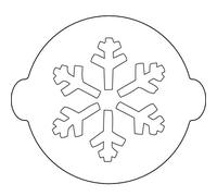 Silikomart 70.010.99.0060 - Plantilla para Tartas ACC067 Copo de Nieve