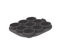 Silikomart | 70.193.55.0065 SILFRY EGG Molde de silicona con 9 cavidades perfecto para cocinar huevos en la freidora de aire - 215x215 h 36 mm. ø58 h 34 mm