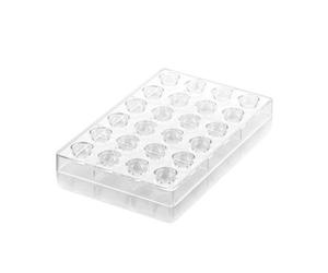 Silikomart | Bolla P, Molde para Chocolate en Tritan, Paquete de 1 Molde, Medidas 40 x 25 cm h 14 mm