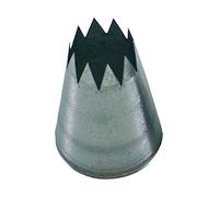 Silikomart |BS109, Boquilla de Acero Inoxidable para Sac a Poche, Agujero en Estrella, Tamaño Ø 9 mm