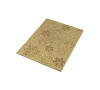 Silikomart - Frozen BUCHE Mat, tapete de Silicona, Dorado, 25 x 18.5 x 0.6 cm (23.071.63.0065)